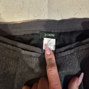 J.Crew Gray Wool Blend Skirt